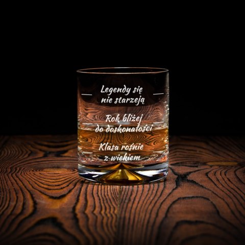Urodzinowa szklanka do whisky z nadrukiem - prezent na 30-stkę
