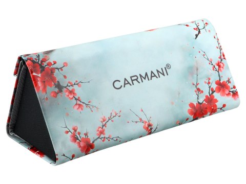 Etui na okulary, składane - Dekoracja kwiatowa (CARMANI)