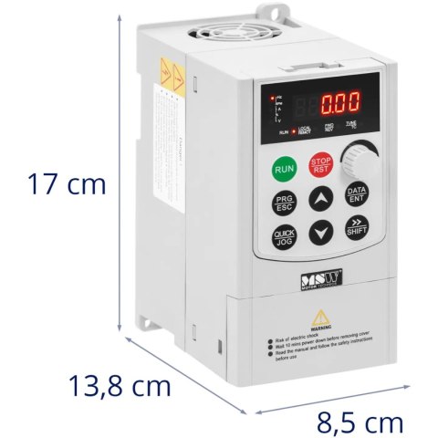 Przetwornica częstotliwości VFD falownik 500 Hz 1500 W 400 V