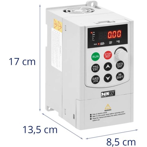 Przetwornica częstotliwości VFD falownik 500 Hz 2200 W 230 V