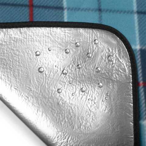 NC8002 NIEBIESKI KRATKA KOC PIKNIKOWY 250x200 PE ALU NILS CAMP