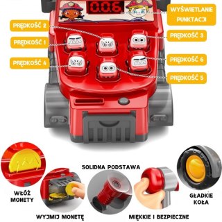 WOOPIE Gra Zręcznościowa Uderz Młotkiem Wbijak Straż Pożarna z Akcesoriami