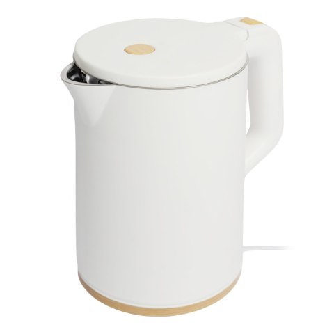 Czajnik elektryczny bezprzewodowy mały turystyczny 1500W 1.2l obrotowy biały