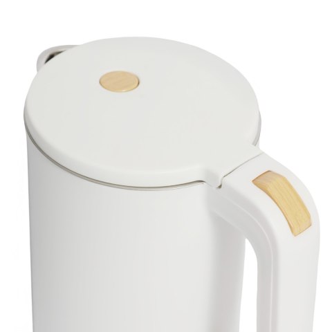 Czajnik elektryczny bezprzewodowy mały turystyczny 1500W 1.2l obrotowy biały