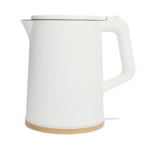 Czajnik elektryczny bezprzewodowy mały turystyczny 1500W 1.2l obrotowy biały