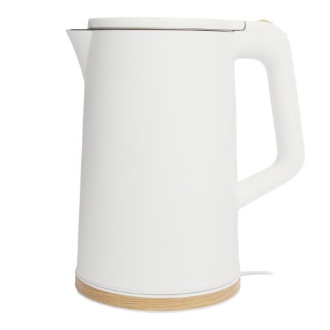 Czajnik elektryczny bezprzewodowy turystyczny 1500W 1.7l obrotowy biały