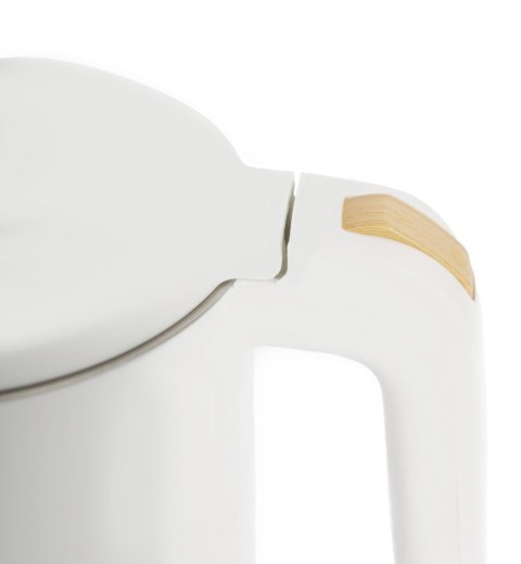 Czajnik elektryczny bezprzewodowy turystyczny 1500W 1.7l obrotowy biały