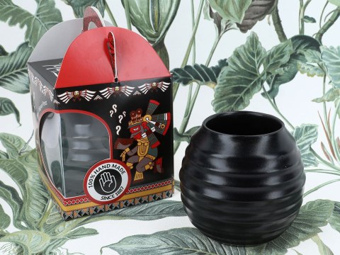 Naczynie Ceramiczne do Yerby - czarna opona