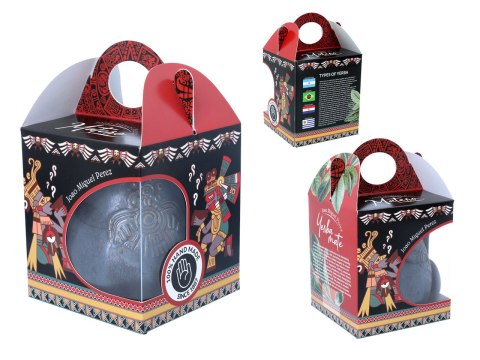 Naczynie Ceramiczne do Yerby - metaliczne