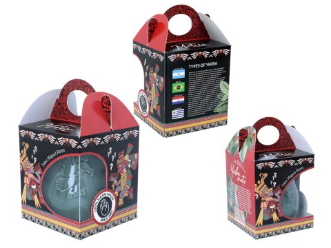 Naczynie Ceramiczne do Yerby - zieleń transparentna