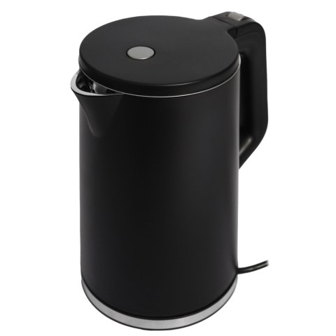 Czajnik elektryczny bezprzewodowy turystyczny 1500W 1.7l obrotowy czarny