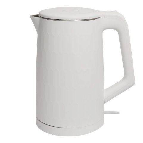 Czajnik elektryczny bezprzewodowy turystyczny 1500W 1.8l obrotowy biały