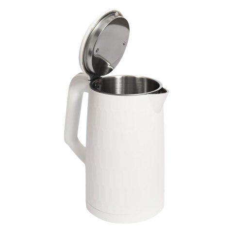 Czajnik elektryczny bezprzewodowy turystyczny 1500W 1.8l obrotowy biały