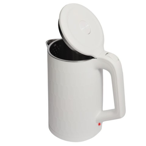 Czajnik elektryczny bezprzewodowy turystyczny 1500W 1.8l obrotowy biały