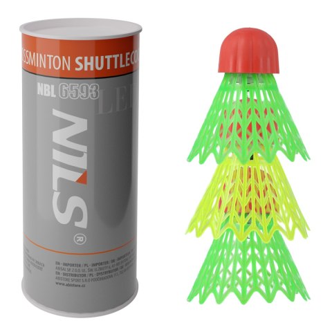 NBL6593 LOTKI NYLON LED DO CROSSMINTONA 3 SZT. NILS