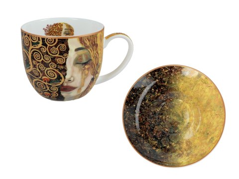 Kpl. 2 filiżanek ze spodkami - G. Klimt, Złote łzy (CARMANI)