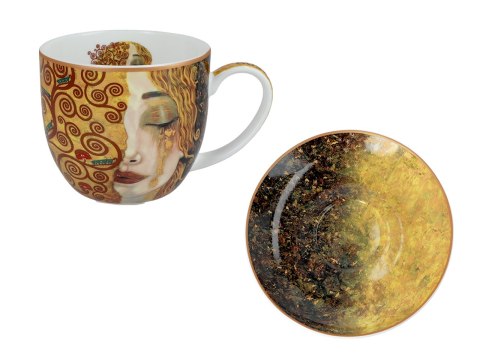 Kpl. 2 filiżanek ze spodkami - G. Klimt, Złote łzy (CARMANI)