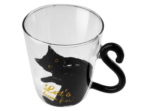 Kubek szklany z kocim ogonem (1 z 2 wzorów )