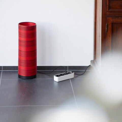 Listwa zasilająca Ecolor 3 gniazda 3m - biała