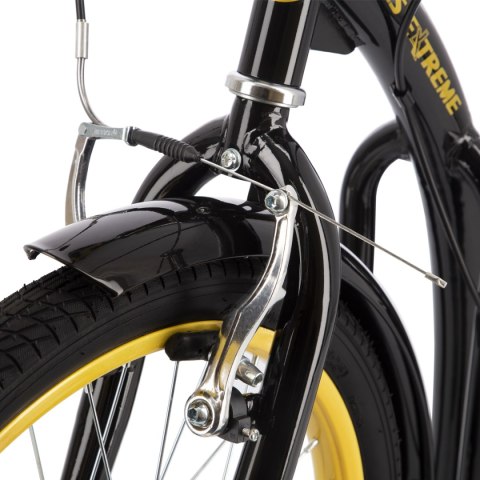 WH200 BLACK/GOLD 20/16'' HULAJNOGA Z POMP. KOŁAMI NILS EXTREME