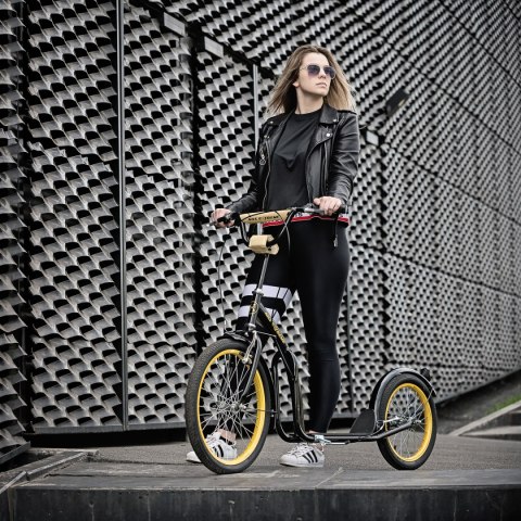 WH200 BLACK/GOLD 20/16'' HULAJNOGA Z POMP. KOŁAMI NILS EXTREME