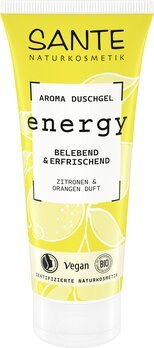 ŻEL POD PRYSZNIC ORZEŹWIAJĄCO - ENERGETYZUJĄCY CYTRYNA I POMARAŃCZA ECO 200 ml - SANTE