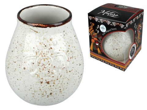 Naczynie Ceramiczne do Yerby - kremowe