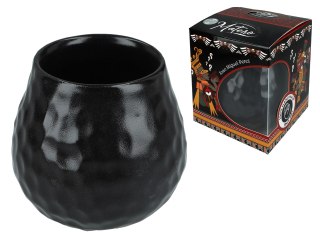 Naczynie Ceramiczne do Yerby - plaster miodu, czarny