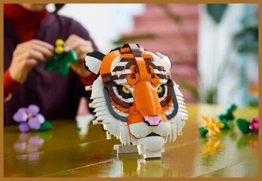 31217 - LEGO Art - Kolekcja zwierząt — tygrys