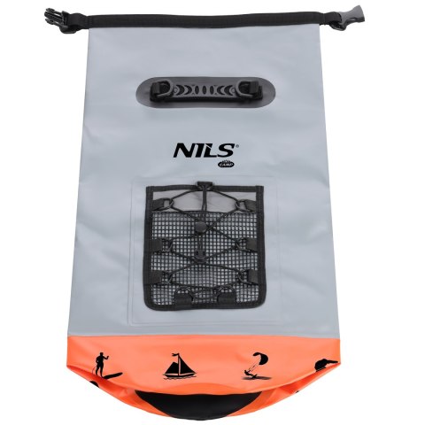 NC17108 PLECAK WODOODPORNY 25L POMARAŃCZOWY NILS CAMP
