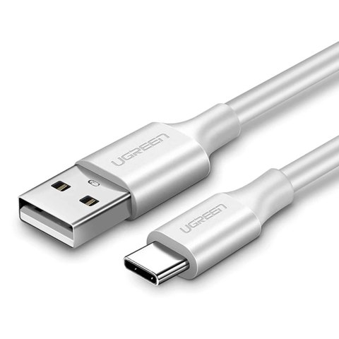 Kabel przewód USB-A - USB-C 3A 0.5m - biały