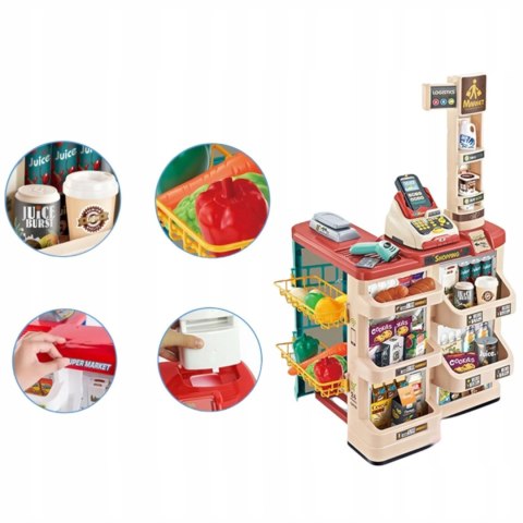 Supermarket wózek na zakupy waga czytnik 668-78