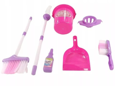 Zestaw do sprzątania dla dzieci wiaderko mop 667E