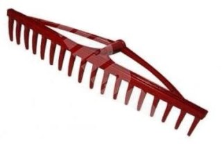 Grabie grabki ogrodowe plastikowe 18-zębne DO LIŚCI TRAWY SIANA 600 mm