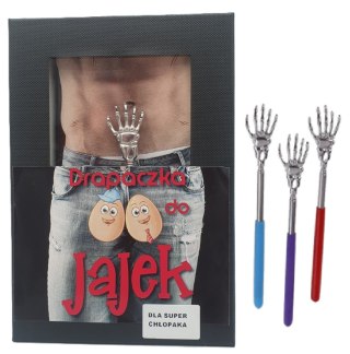 Drapaczka do jajek w ozdobnym opakowaniu dla Super Chłopaka