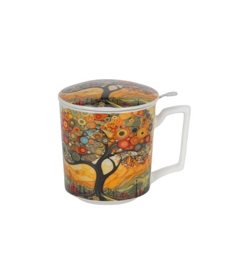 Kubek 450ml. z zaparzaczem MODERN TREE