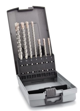 ZESTAW WIERTEŁ SDS-PLUS 7 SZT.