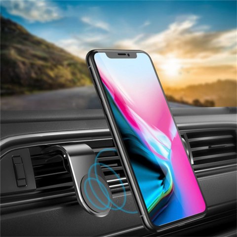 Uchwyt samochodowy holder magnetyczny do telefonu na kratkę nawiewu