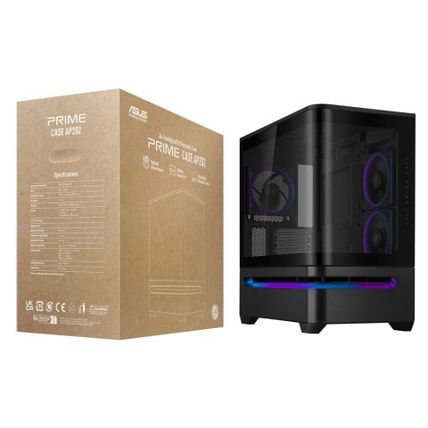Obudowa ASUS PRIME AP202 TG ARGB WHITE