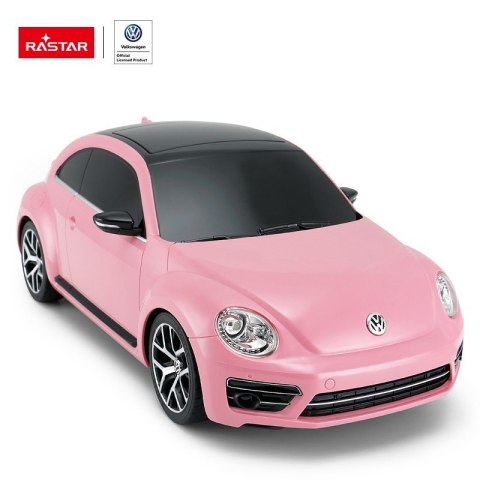 Volkswagen Beetle R/C skala 1:14 Rastar 78000 samochód sterowany różowy