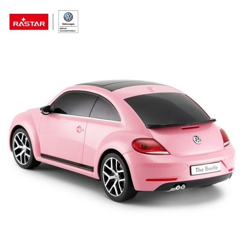 Volkswagen Beetle R/C skala 1:14 Rastar 78000 samochód sterowany różowy