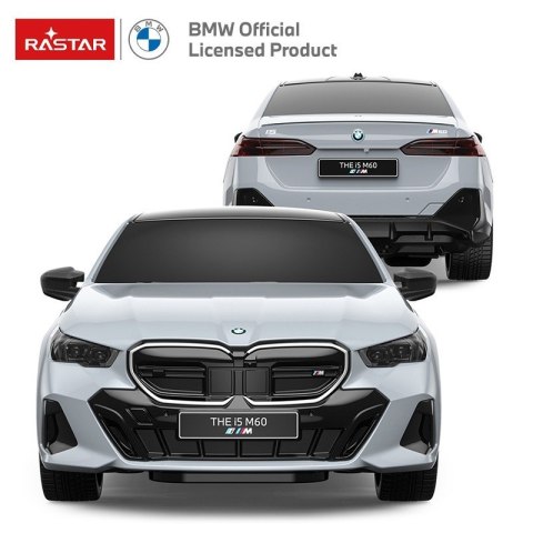 BMW i5 szary R/C skala 1:24 Rastar 10180 samochód sterowany szary