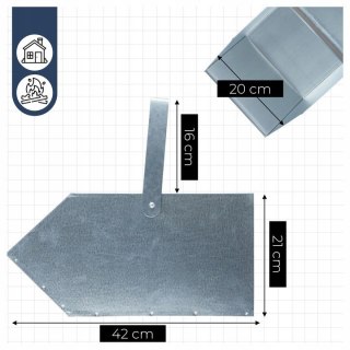 Węglarka Ocynkowana do Węgla i Popiołu - Mocna Pojemna Duża Lekka