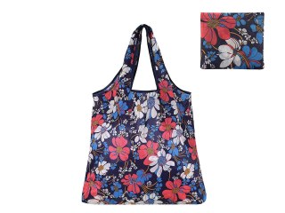 Torba na ramię, składana - kwiaty