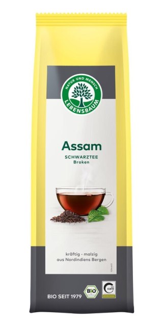 HERBATA CZARNA LIŚCIASTA ASSAM BIO 100 g - LEBENSBAUM