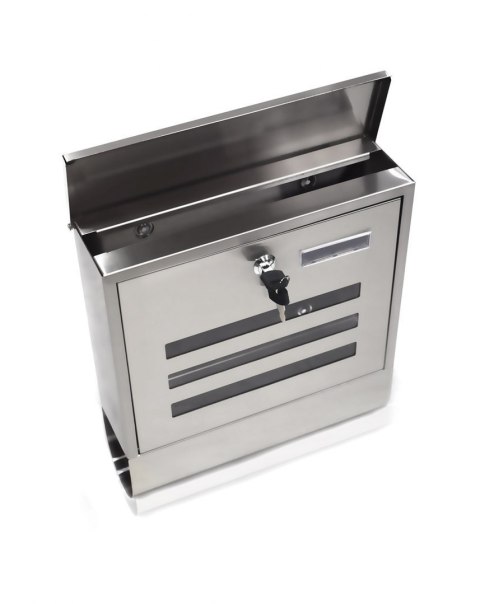 Skrzynka pocztowa ze stali nierdzewnej Skrzynka pocztowa Skrzynka z gazetą kątowa z okienkiem