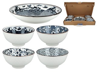 Kpl. 4 miseczek + talerz