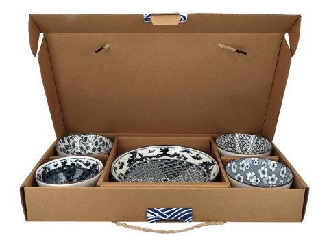 Kpl. 4 miseczek + talerz