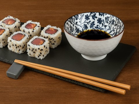 Kpl. 4 miseczek + talerz