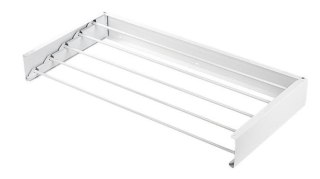 Suszarka na pranie Ścienna Składana METALOWA 80cm Wisząca Rozkładana mocna